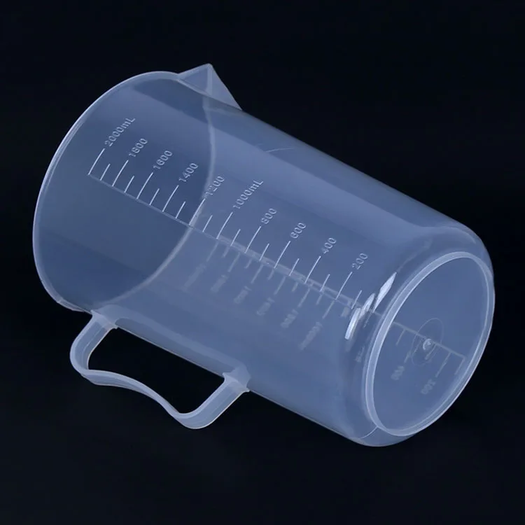 Фабричная Прямая оптовая продажа лабораторный пластиковый мерный стакан pp