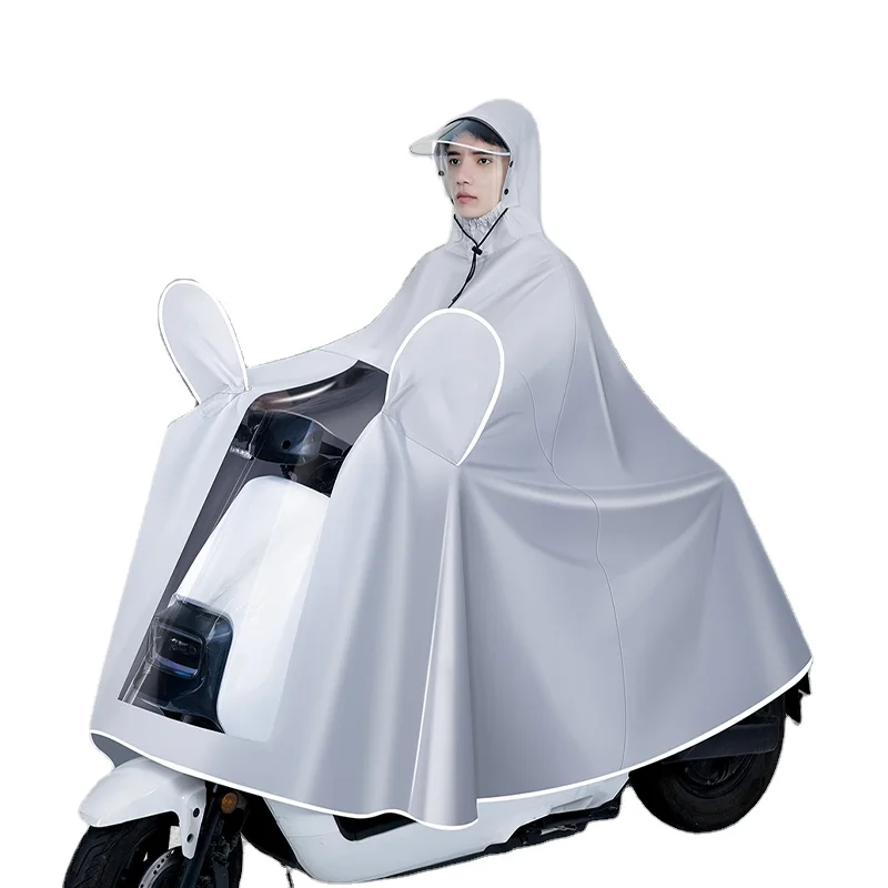 Extra large bicycle riding raincoat for travel and fishing rain coat