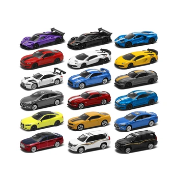 CCA 1/64 Pagani Zonda Toyota Prado Lexus Es300h Ford Mustang Shelby BMW i7 Diecast Alloy Chassis Toy Car Model Gift Children Boy