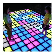 New Design Professional Wedding Birthday Party Interactive Game 3D Infinity Led Mirror Dance Floor Price