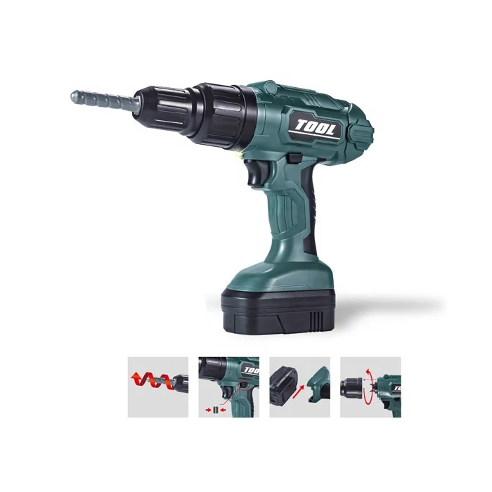 Набор детских инструментов эмуляция B/O набор электрическая дрель игрушечный Многофункциональная игрушка разборные игрушки