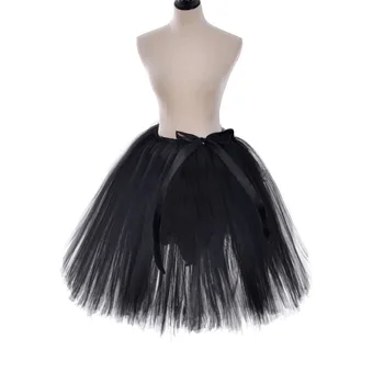 New Design Black And White Solid Color Luminous Adult Girl Led Tutu Skirt Plus Size Womens Skirts
