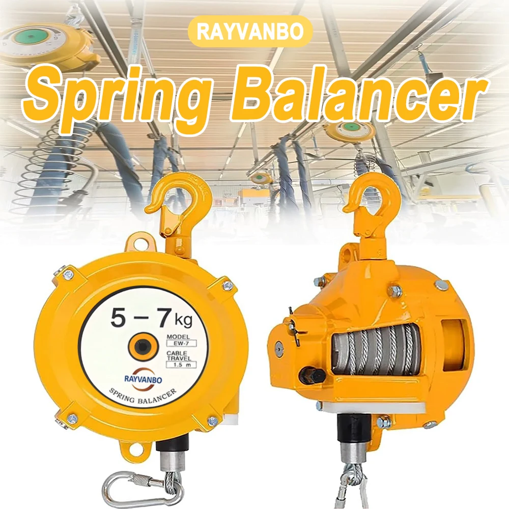 Cable Reel Retractable Spring Loaded Tool Balancer 3kg-5kg