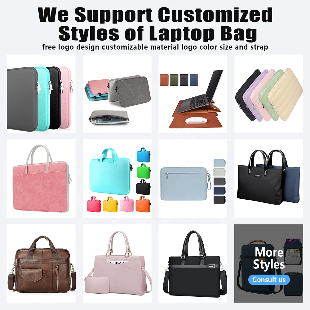 3 in 1 PU Leather Laptop Case - Waterproof & Fashionable