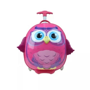 High Quality Animal Printing Owl Suitcase