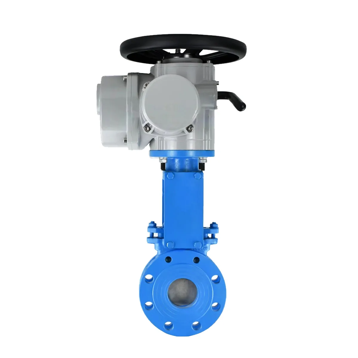 PZ973X-16C Electric Actuator Knife Type Stainless Steel Gate Valve