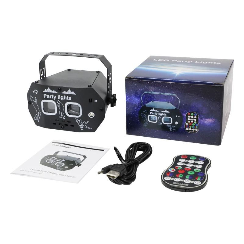 Luce Stroboscopica RGB LED - Con Controllo Suono, Mini Flash Per Feste, DJ, Discoteca, Plug EU - Foto 4