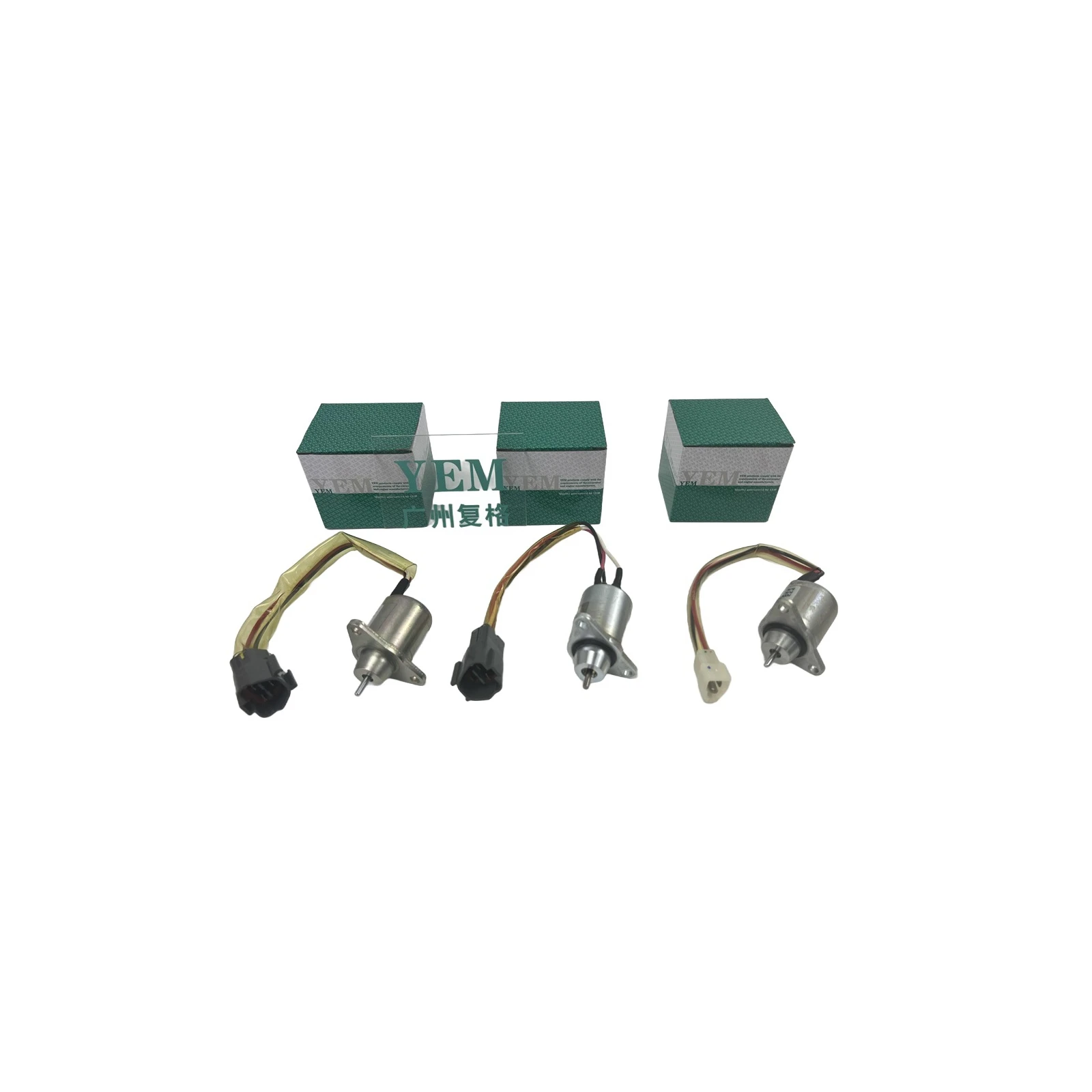 Fuel Stop Solenoid Valve for Doosan D34 DB58 DE08 DE12T Machinery Engine Spare Parts