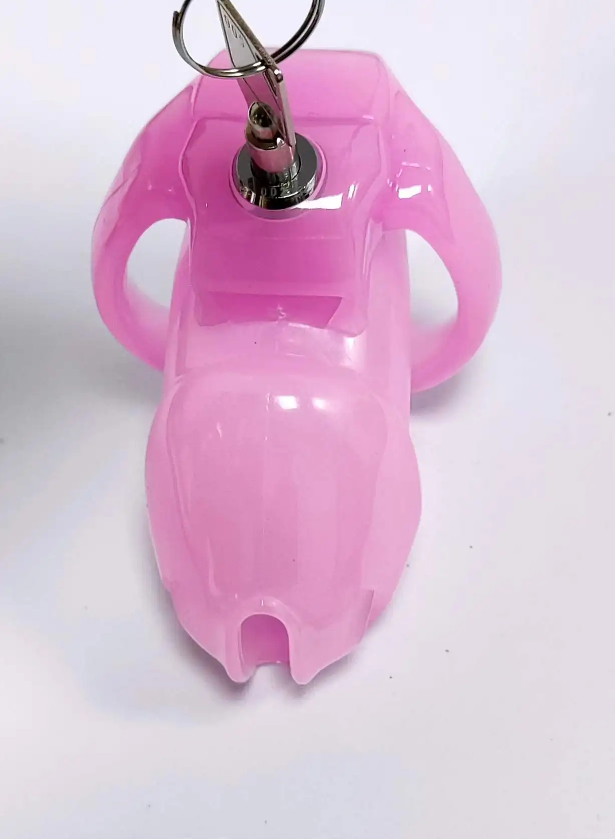 LOVE New design PVC lockable penis cage for man. Chastity Lock Male Penis Imprisonment Lock Ring Roll Abstinence.