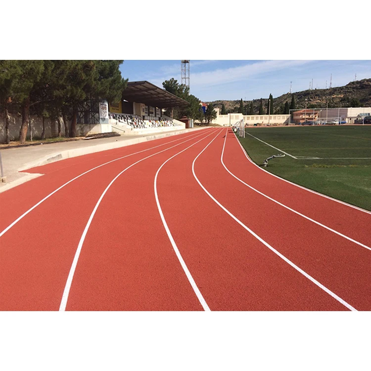 IAAF Certification Rubber Tartan Running Tracks EPDM Running Track System  Jogging Track