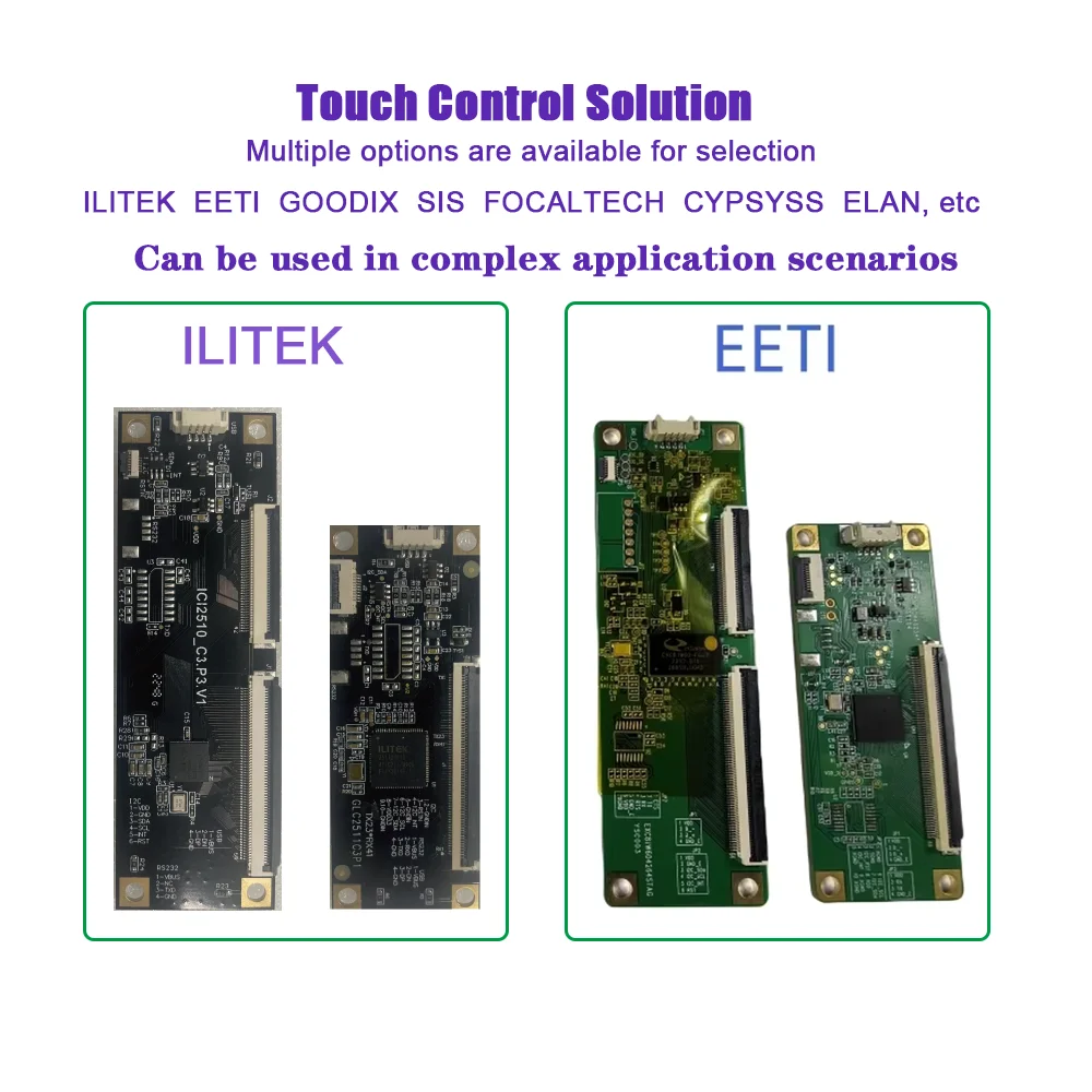 OKE 21.5 Inch Open Frame Touch Screen Panel Industrial Interactive Raspberry Pi Rs232 Ip65  Tft Lcd EETI Pcap Touchscreen