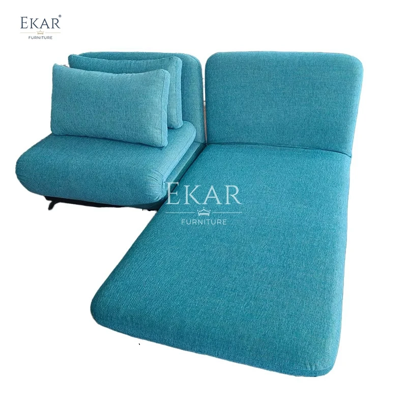 Versatile Foldable Sectional Sofa Stylish Comfort Fabric for Modern Living Rooms Hotels Villas Apartments Schools Hospitals