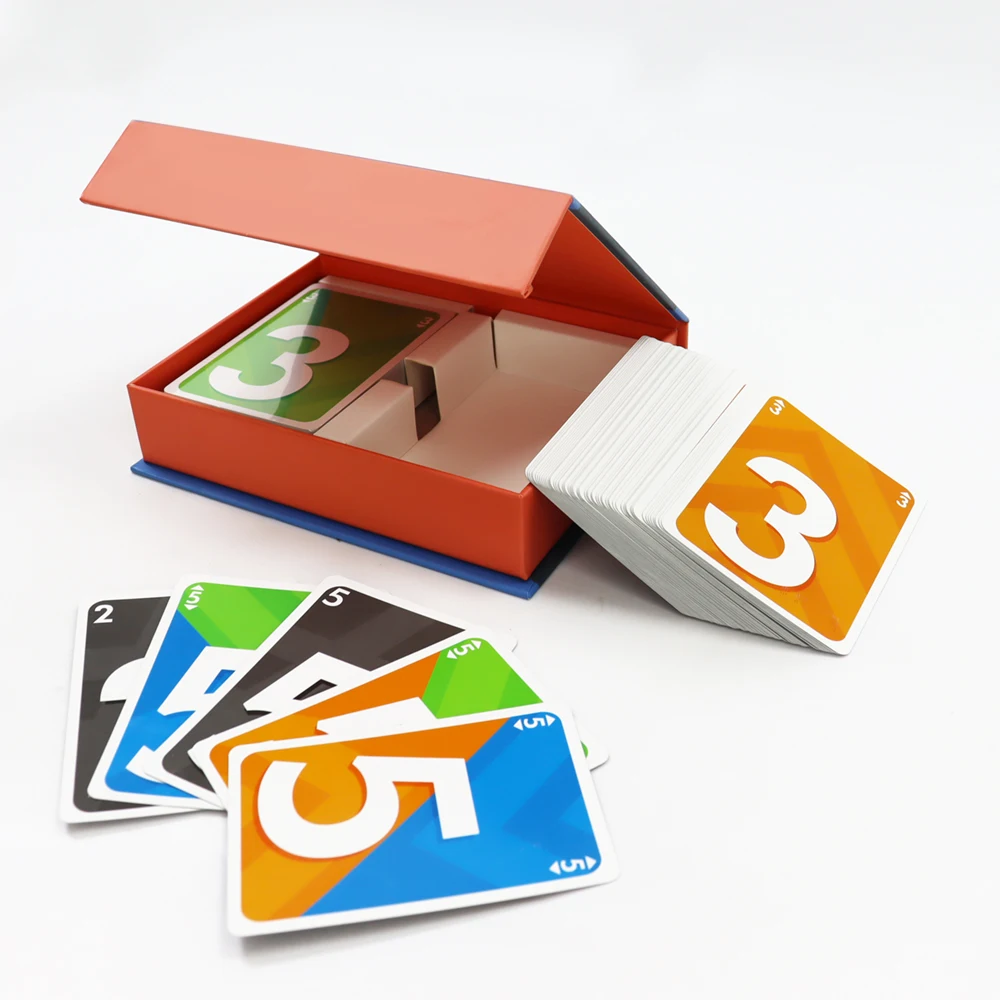 Custom Saudi Arabia Card Game Factory Printing Book Style Magnetic Box Party Funny Adult Card Game