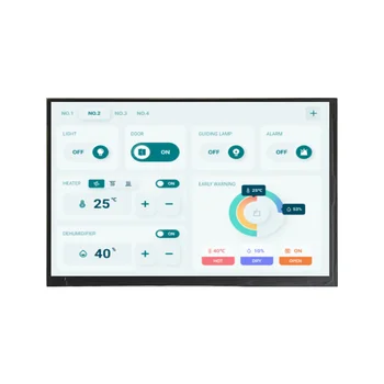 10.1inch 1280x800 dots 40 pin LVDS interface 350 nits IPS view angle tft lcd display touch panel module lcd screen