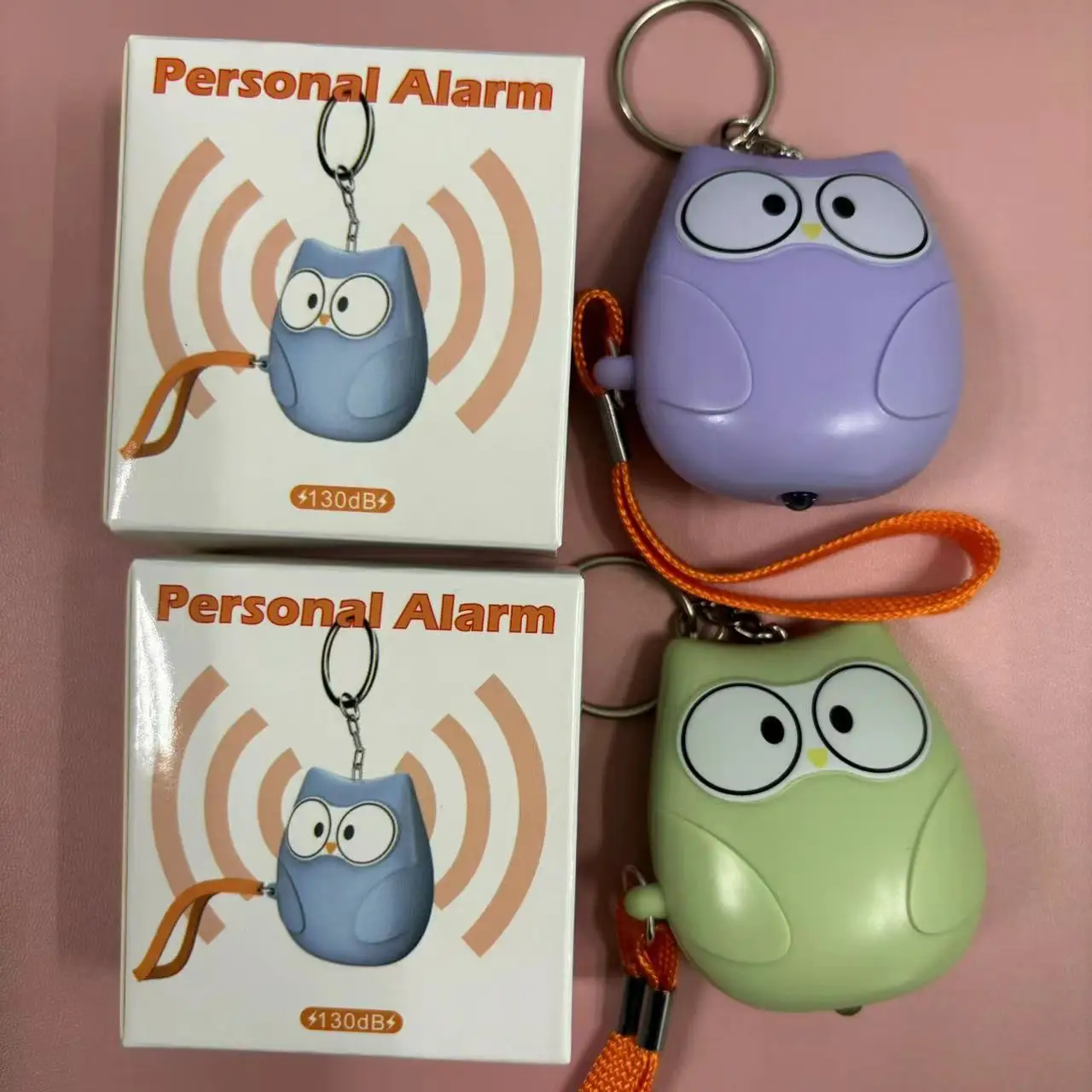 Sos Protection 130DB LED Portable Emergency SOS Security Self Defense Alarm