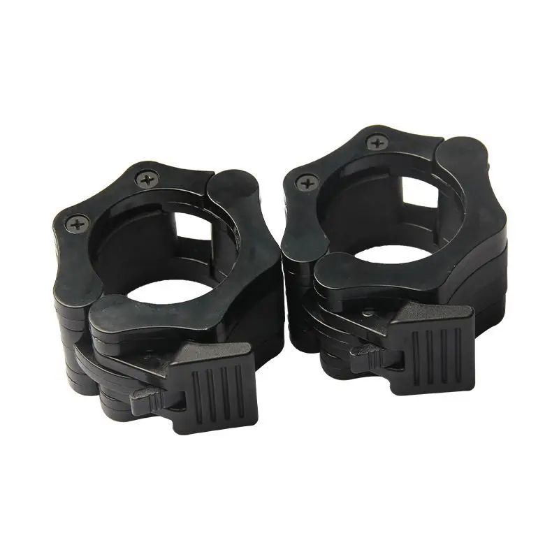 Fitness Bank Dumbbell Clips, Pair Of 1 Inch Multi-Size Adjustable Weight Dog Collar Quick Release Perfect For Pro Crossfit Strong Lifts And Olympic Fitness Training Supplies (Black 1-1.2 Inch Gewichten Fitness