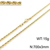 Oro MGBC297 Larghezza: 3 mm Lunghezza: 70 cm