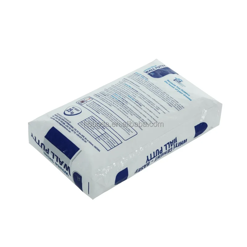 Factory Direct High Density Polyethylene PP Woven Valve Block Bottom Bag 25kg 40kg 50kg