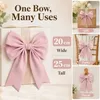 pink bow,25*20cm