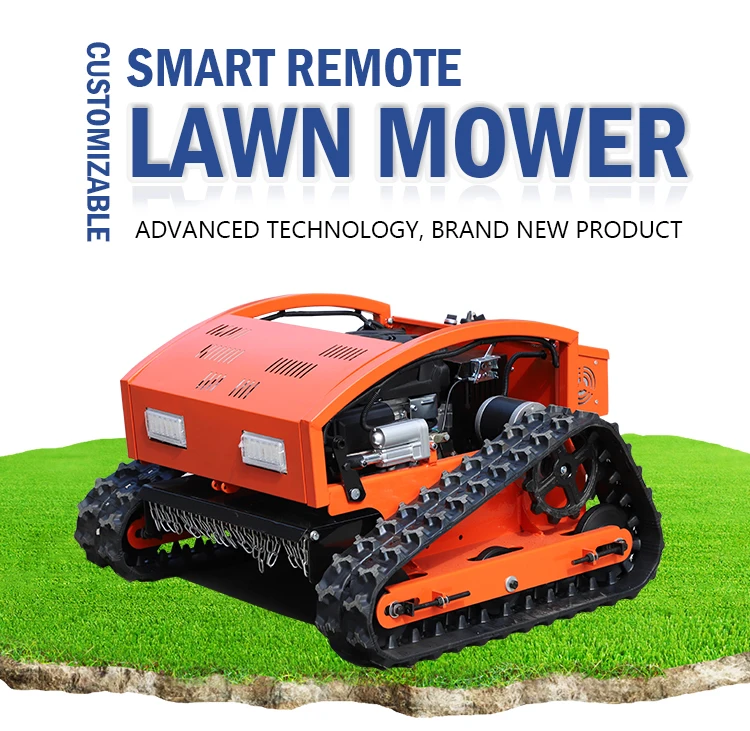 Garden/Home Use Automatic Mini Gasoline Remote Control Slope Lawn Mower