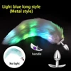 Metallo lungo blu
