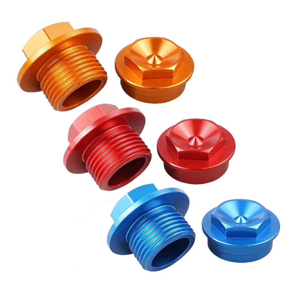 Orange CNC Aluminum Front Axle Nut Bolts For KTM 250-500 SXF/XCF/EXC/F (2016-2023)