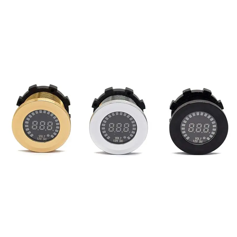 12V 24V Mini Auto Digital Voltmètre à LED Indicateur de tension de 12V 24V Mini Auto Digital Voltmètre à LED Indicateur de tension de