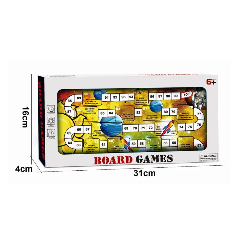 New Play Fun Chess Games Interactive Toys Space Venture Jumping Chess Toys Board Game