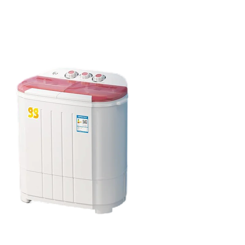 Mini Washing Machine,Household  Washing Machine, Double Bucket Small Semi-automatic Washing Machine