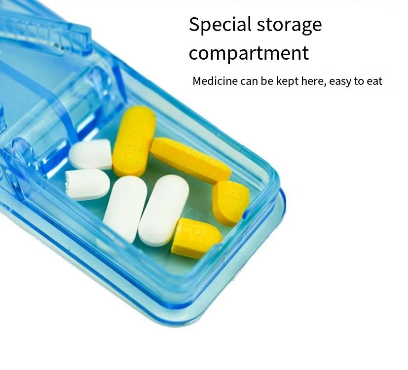 Pill PS Medicine cutting device Medicine cutting device 2-in-1 Travel with convenient medicine cutting device storage box supplier