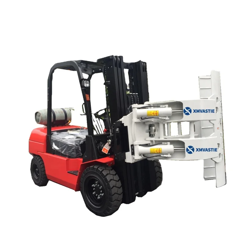 Forklift Rotating Tyre Clamp Attachments for Tires Industry Widely Use