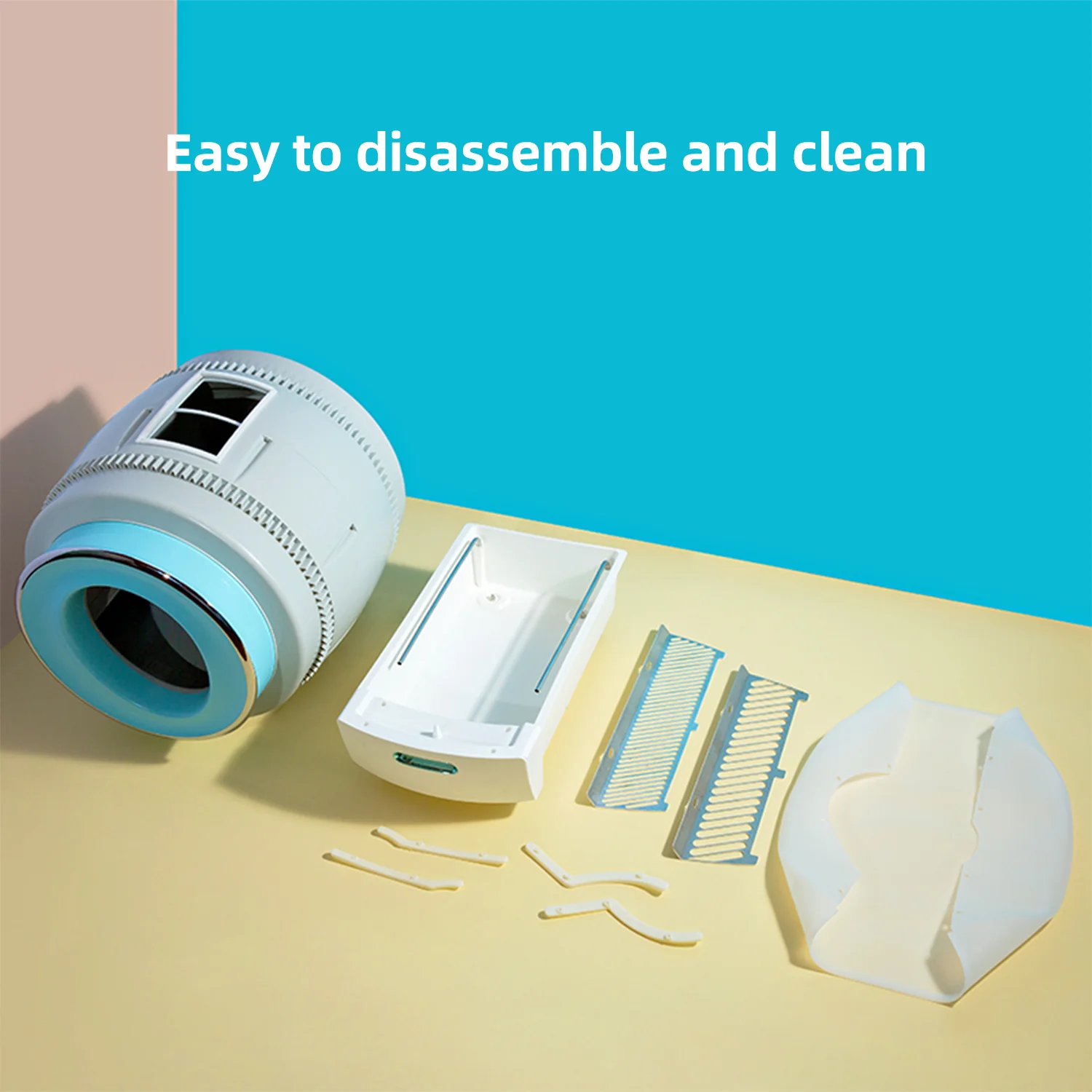 Black Blue Pink Luxury Big Hd Camera Ozone Self Cleaning Smart Litter