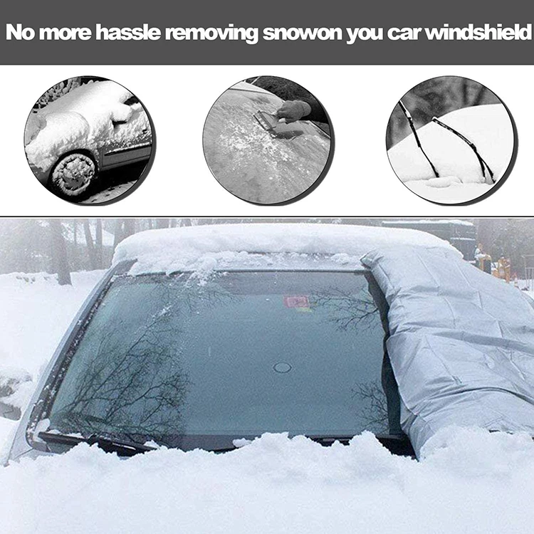 Windshield Sun Shade Waterproof Protector Car Cover Heated Windscreen Snow Car Cover with Full Protection