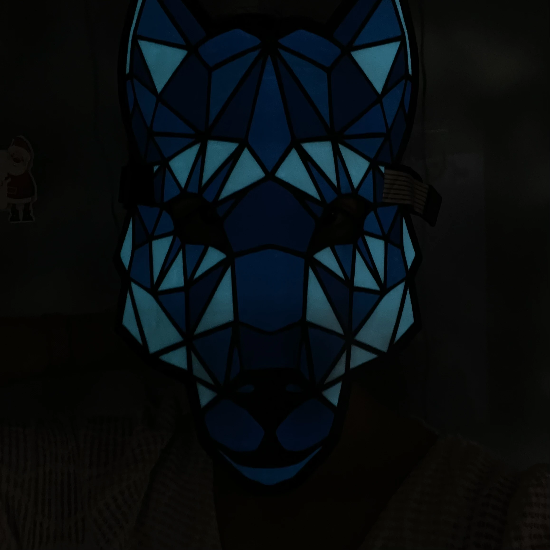 Hot Selling 3D Luminous LED Sound Activated Full Face Halloween Mask Voice Control Party Masks