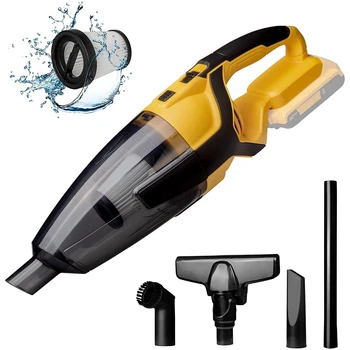 Cordless Car Vacuum Cleaner Portable Most Powerful 20V Detachable Battery Backup Wireless Handheld Electric Vacuum Car Cleaner