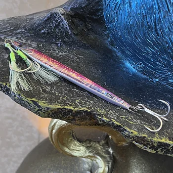 Factory Price High Quality Lead Metal Jig Lure Artificial Hard Bait with Hooks 60g Bare Plate – Metal Jig – view 2