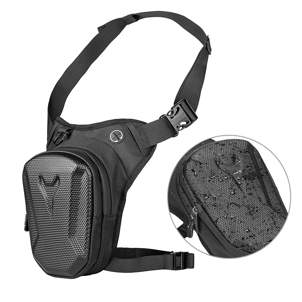 EVA Riding Bag Pack Waterproof Tactical Leg Pouch Men's Riding Motorcycle Locomotive Ride Waist Leg Bag Bicycle Riding Leg Bag