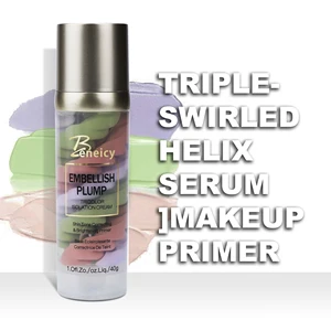 Custom Brand Three-in-One Moisturizer Makeup Primer Base with Brightening Feature Sample Size Foundation