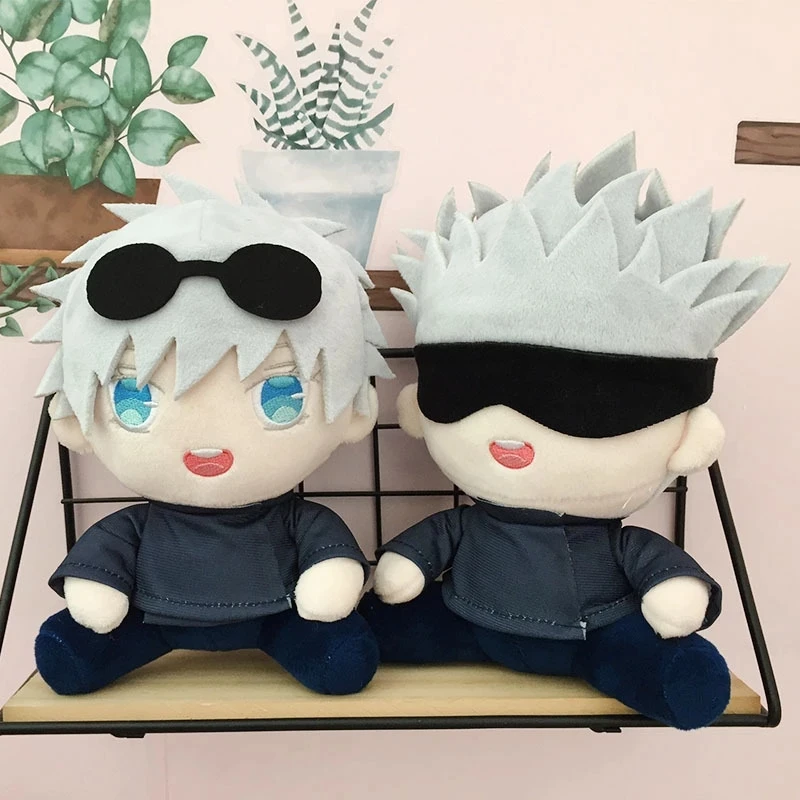 18cm Cartoon Jujutsu Kaisen Gojo Satoru Stuffed Plush Toy Baby Soft ...