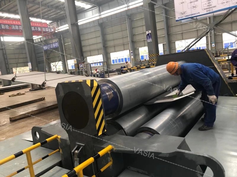 Hot Selling Nantong Teli Brand 4 Rollers Roll Bending Machine Plate Rolling Machine