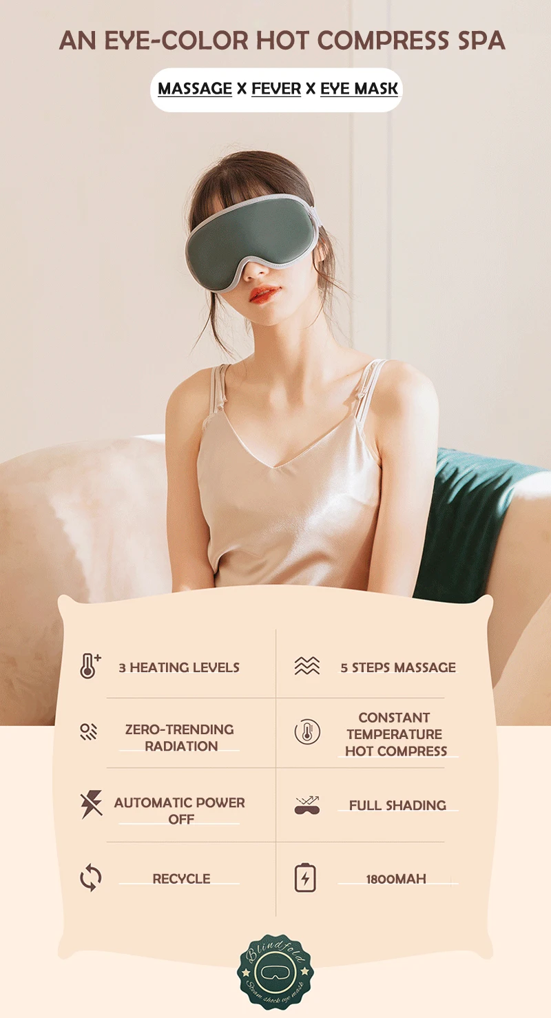 Steam hot compress eyeshade enjoy warm steam фото 79