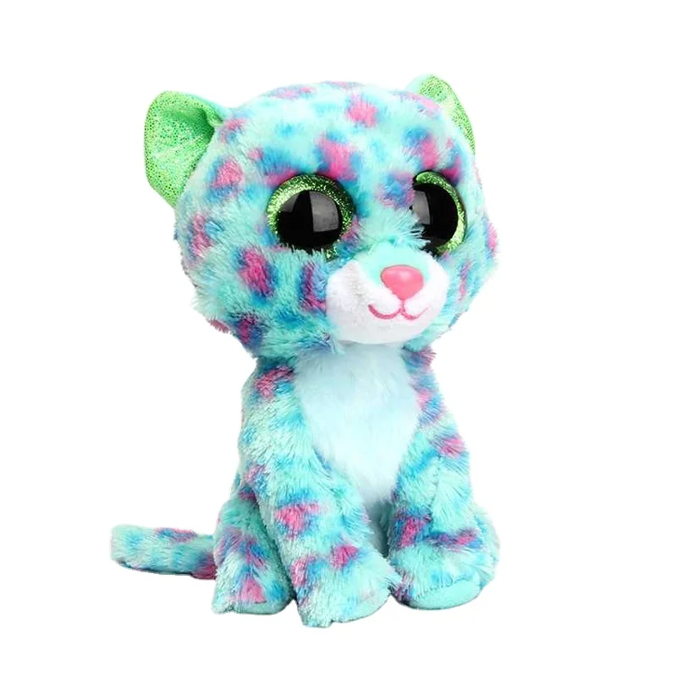 大眼睛series-柔软可爱的彩虹毛绒猫玩具 - buy big eyes cat,rainbow