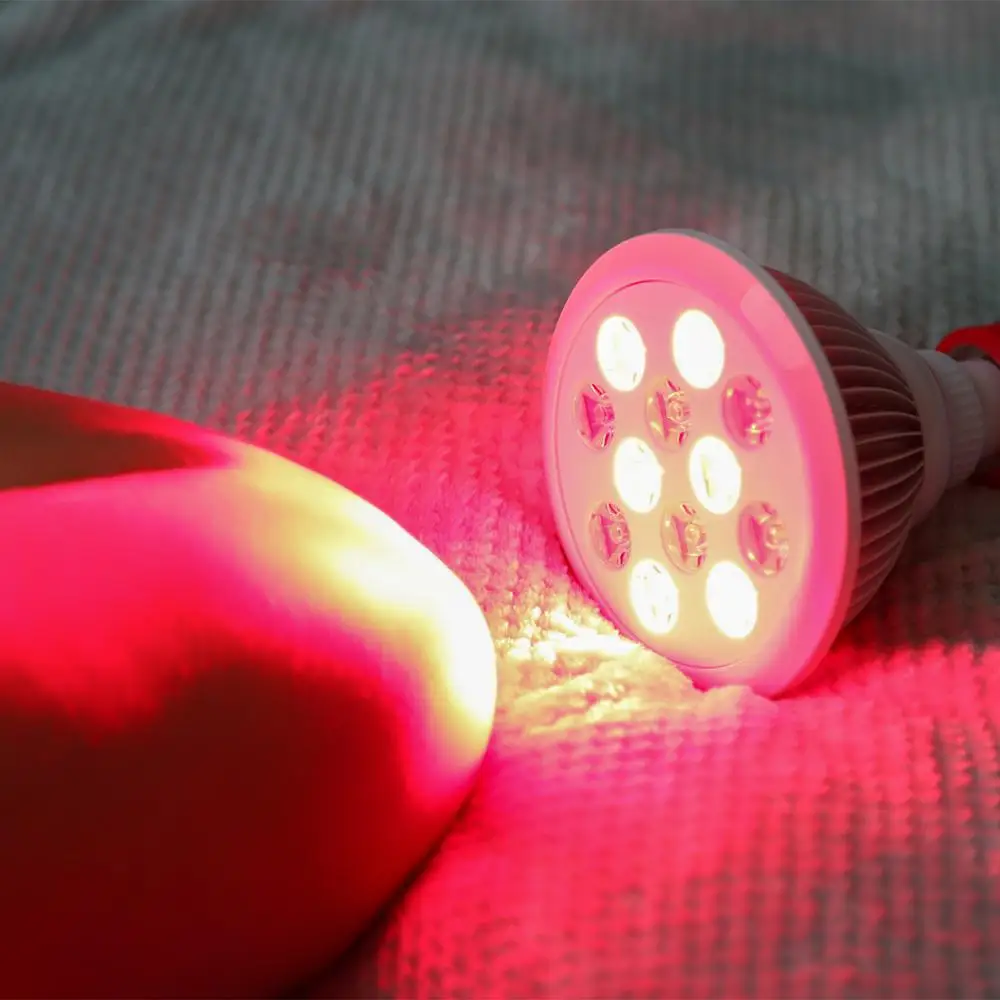 E27 Socket Pulsed Led Light Therapy 630nm 660nm 850nm Red Light Therapy Medical Device 36w Red Therapy Light for Pain