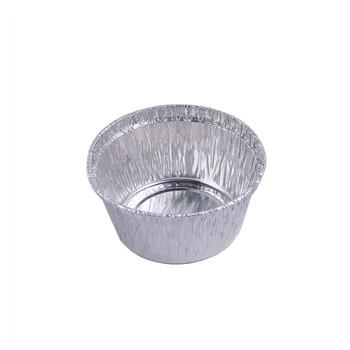 Laixin Hot Sale Round 130ml Disposable Sauce Cup Food Grade Aluminum Foil Container/box/baking Cup With Lid