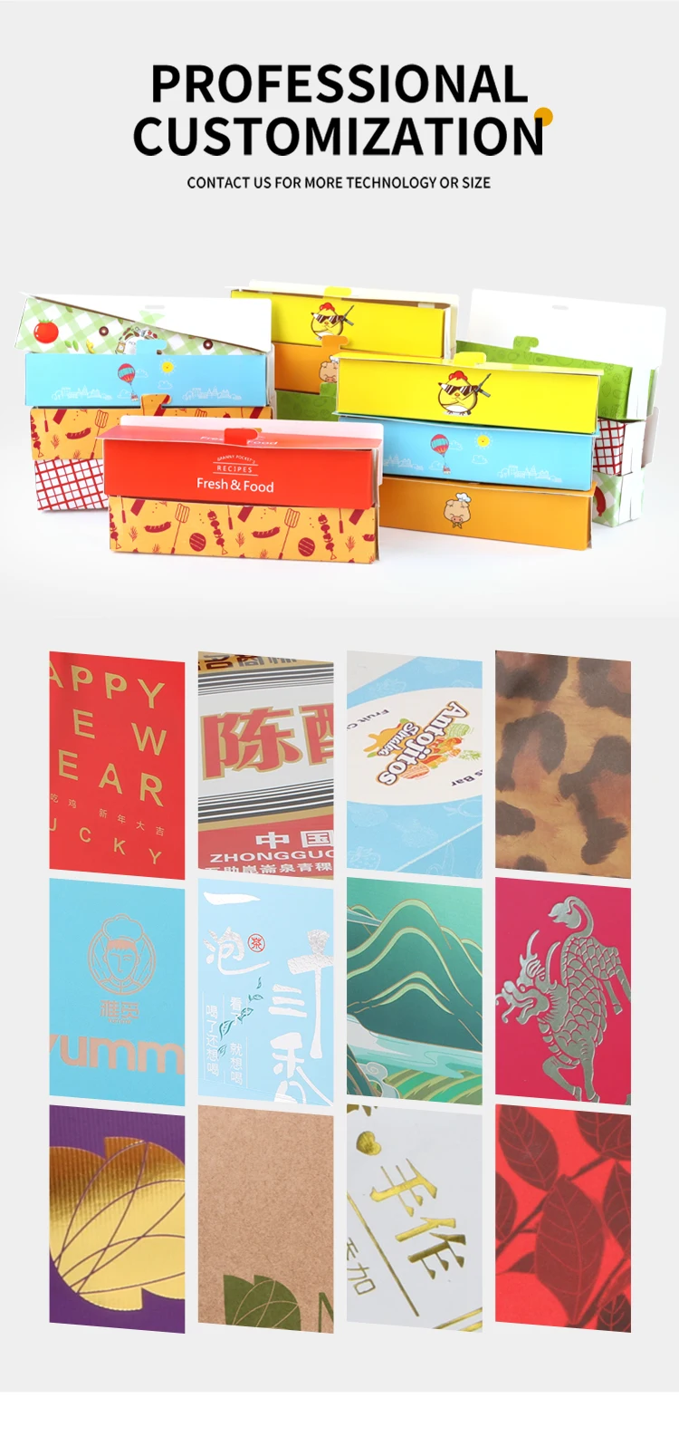 product bread hot dog box kraft paper disposable paper tray with lid rectangular cheese hot dog trays takeout sausage snack box-8