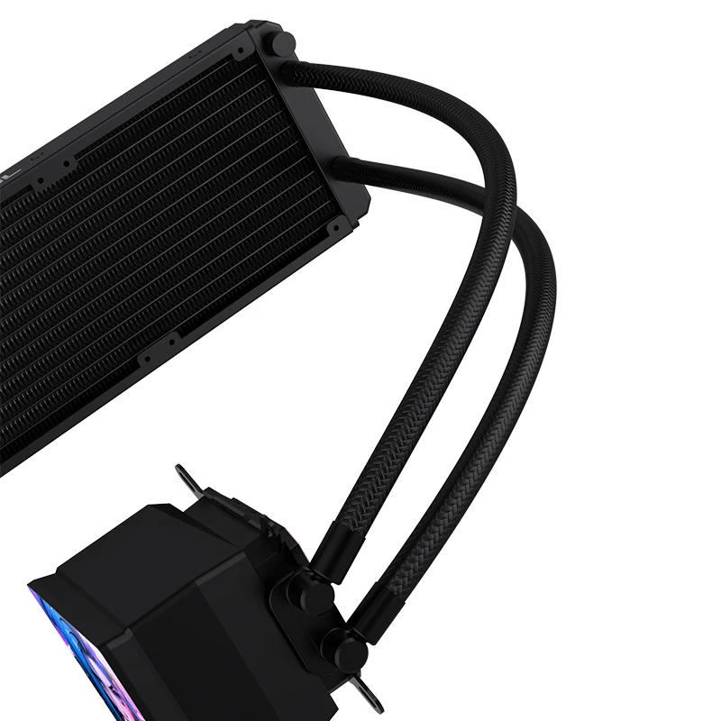 Lovingcool 240mm AIO Liquid CPU Cooler with LED Display for