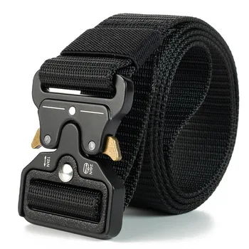 Wholesale High Quality Tactical Belt Outdoor Sports Multifunctional Alloy Buckle Nylon Combat Waist Belt