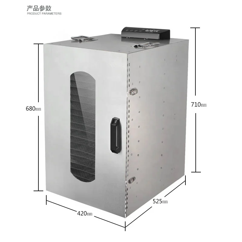 Factory Price 20 Layers Commercial Fruit Dryer Household Food Dryer Bean Tea mango Sausage Fruit Dryer - Image 5