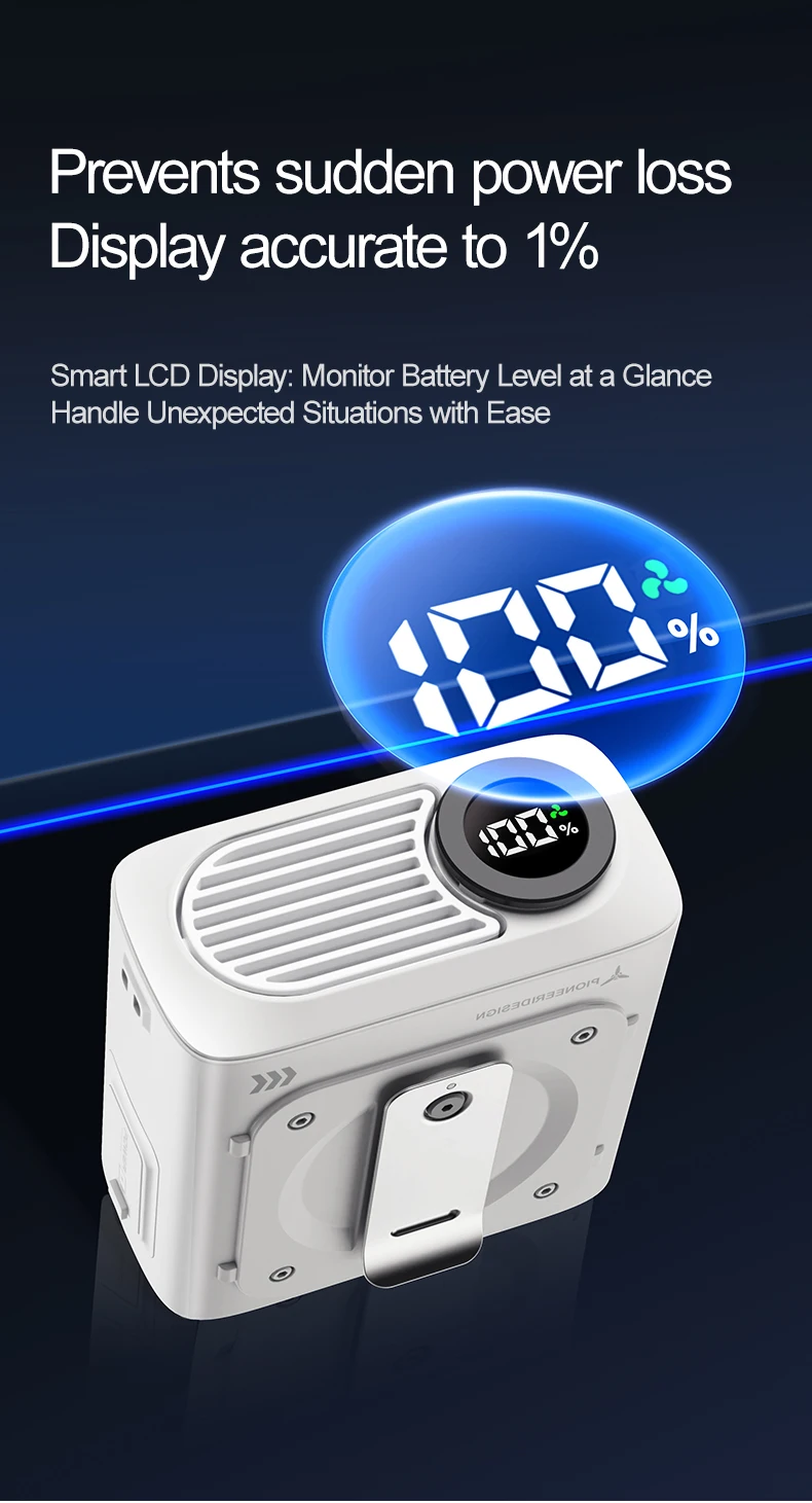 Portable Waist Fan, 8000mAh, 25H - detail 12