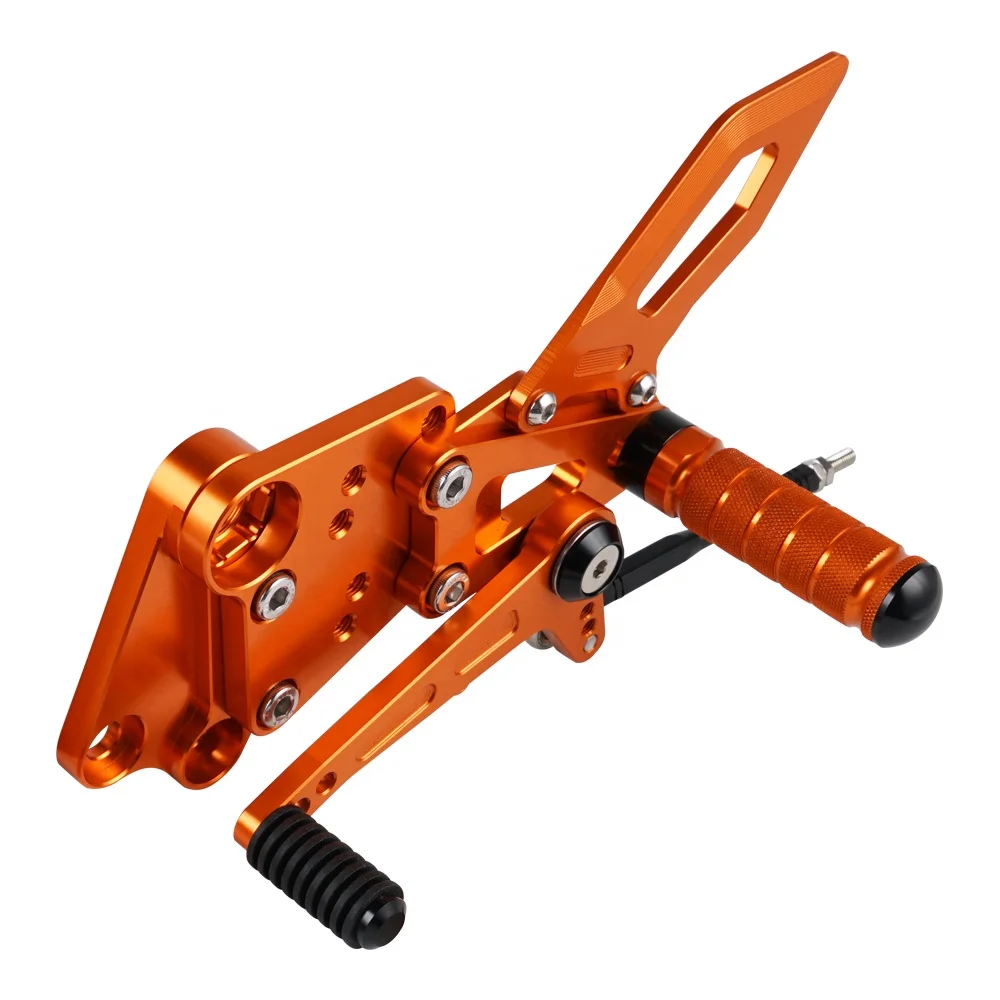 Cnc Adjustable Rearset Footrest Rear Sets For Ktm Duke 125 200 250 390